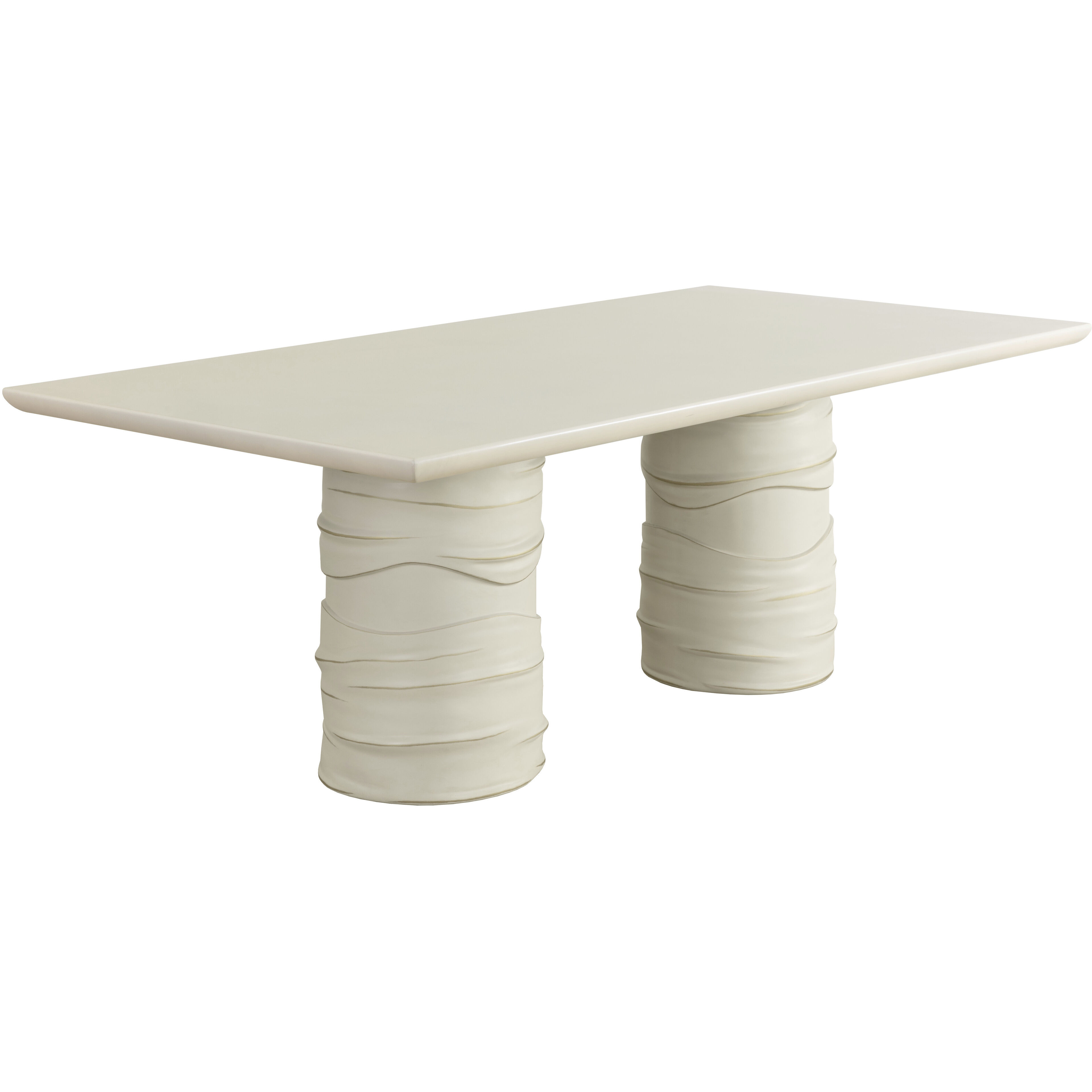 Alanya 84 X 44 inch Cream Outdoor Dining Table
